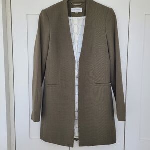 Calvin Klein Olive Green Women's Blazer